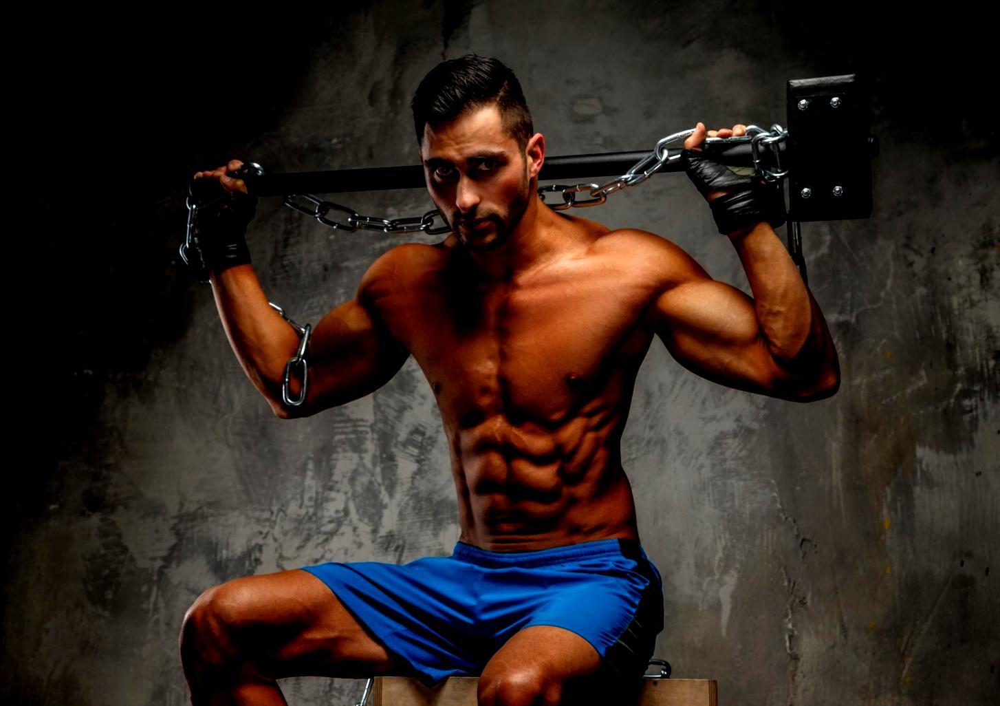 CrossFit training environment showing equipment and workout setup
